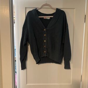 Free people dark teal sweater set